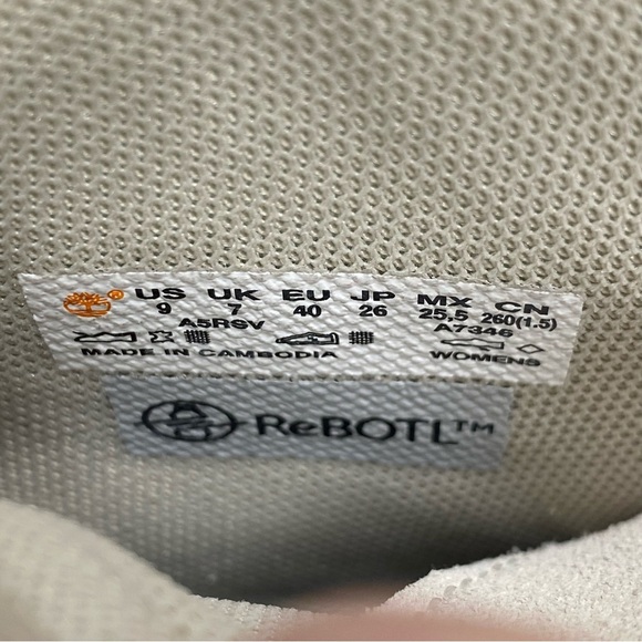 Timberland Sky White Black Chunky Lace Up Boot 9 - Picture 14 of 16